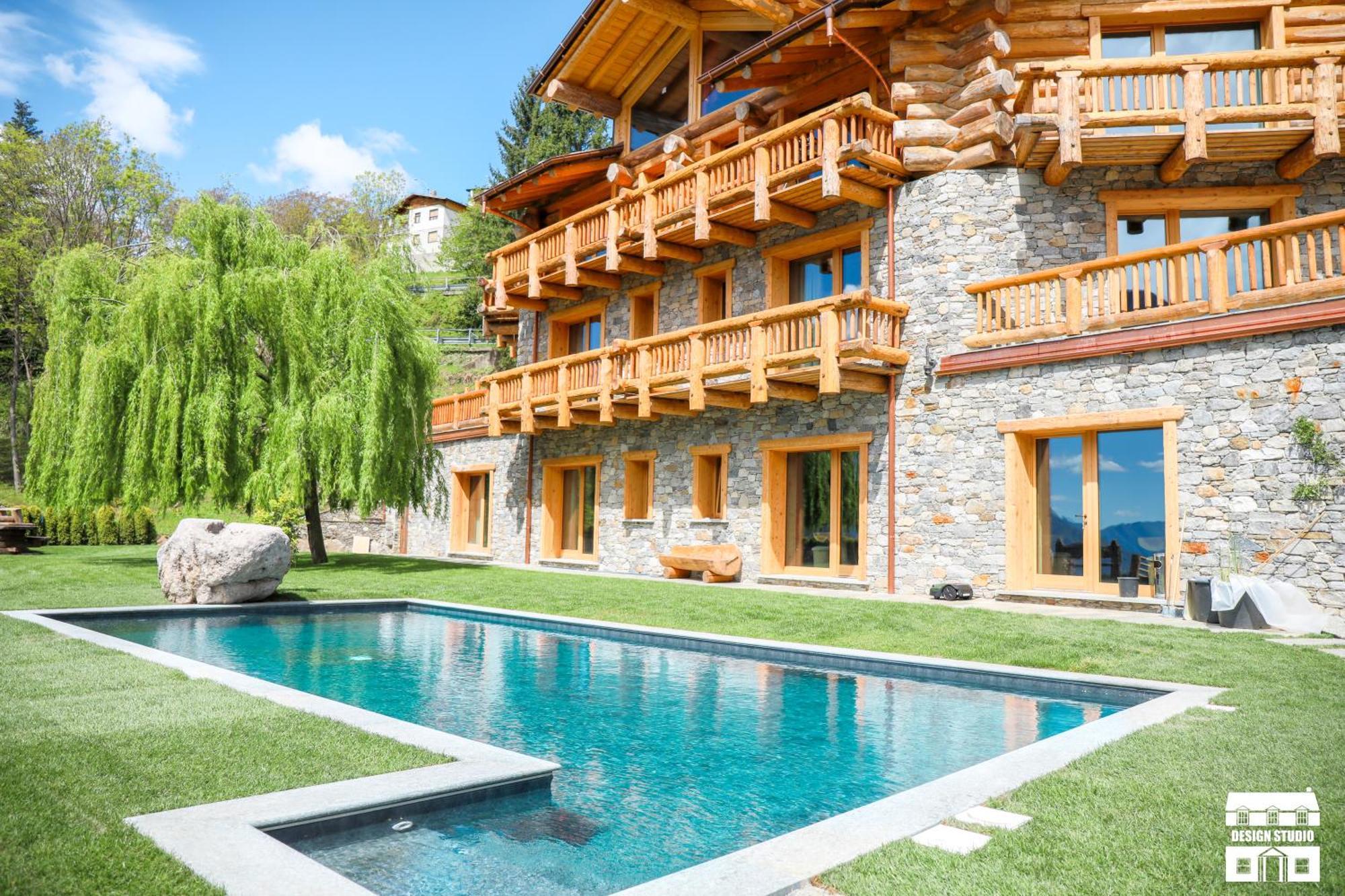 Chalet Antico Legno By Design Studio Sueglio Exteriér fotografie